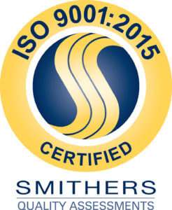 ISO 9001:2015 Certified Smithers Quality Assessments