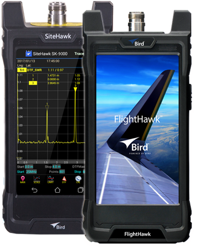 Bird SiteHawk and FlightHawk Series Cable and Antenna Analyzers
